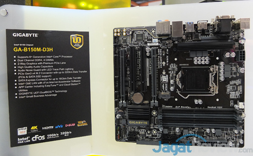 Computex 2015 Gigabyte B150M D3H