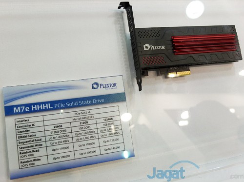 Computex 2015 Plextor M7e HHHL
