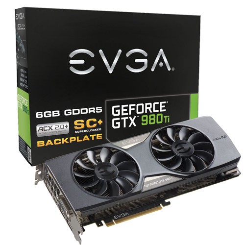 Parade VGA NVIDIA GeForce GTX 980 Ti 8 EVGA GTX 980 Ti Superclocked+ ACX 2.0+ 1102 1190 7010