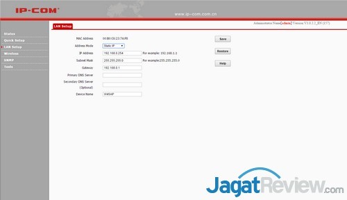 Hands-On Review IP-Com W45AP 6 IP-Com W45AP - SS 04