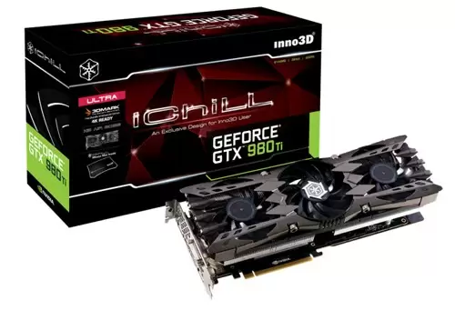 Parade VGA NVIDIA GeForce GTX 980 Ti 2 Inno3D iChill GTX 980Ti X3 Ultra 1152 1241 7200