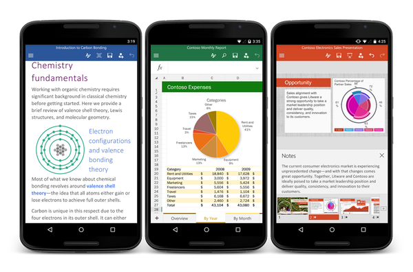 Office Untuk Android Tak Lagi Preview 6 Office for Android phone is here w 600