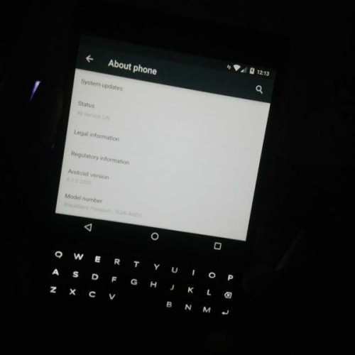 Bocoran Foto BlackBerry Passport dengan OS Android 1 bb-passport-android