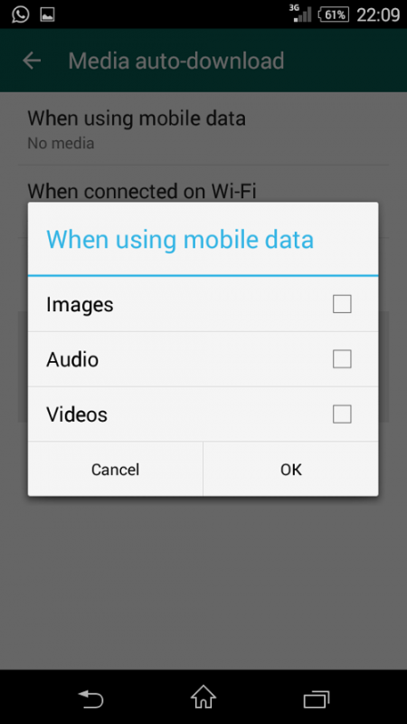 Tips WhatsApp: Menonaktifkan Automatic Download Foto, Video dan Audio 7 006