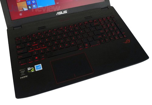 Review Notebook Gaming: ASUS ROG GL552JX 2 ASUS ROG GL552JX Keyboard & Touchpad