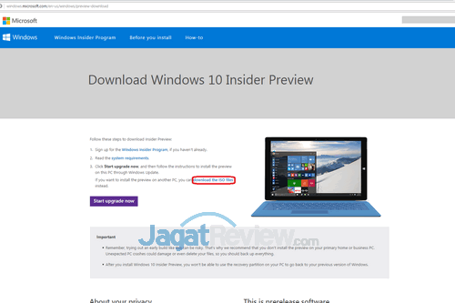 Tips: Dapatkan Windows 10 Original Gratis! 4 Download ISO