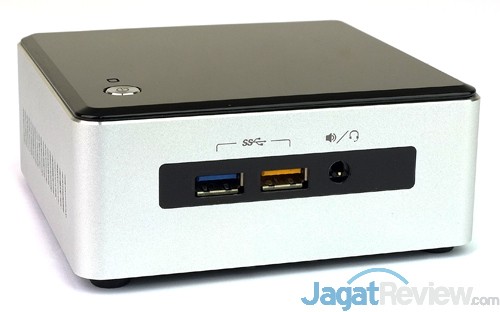 Review Mini PC Desktop: Intel NUC NUC5i5RYH 4 Intel NUC NUC5i5RYH Front Side