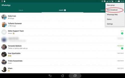 Tips: Mengirim Broadcast Ucapan & Undangan dengan WhatsApp 2 Screenshot_2015-07-14-22-32-44