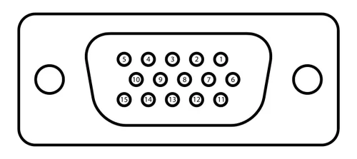 Mengenal Konektor Display di VGA Card 3 VGA Connector