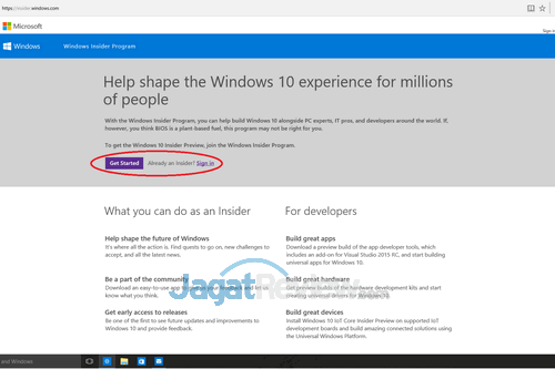 Tips: Dapatkan Windows 10 Original Gratis! 1 Windows Insider