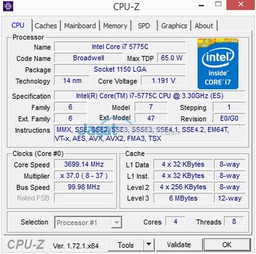 Performance Test: Intel Core i7-5775C Broadwell + GeForce GTX 970 di Game 2 cpu-3699