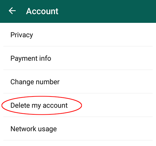 Tips WhatsApp: Menghapus Akun 3 delete account