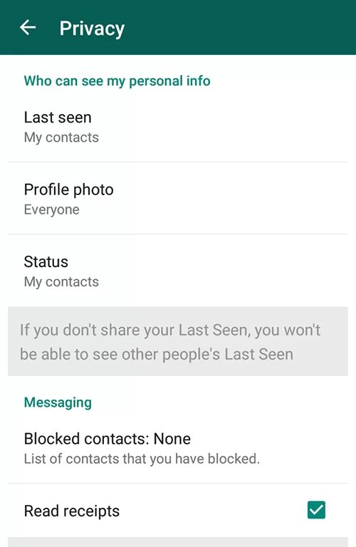 Tips WhatsApp: Atur Privasi 5 privacy (2)