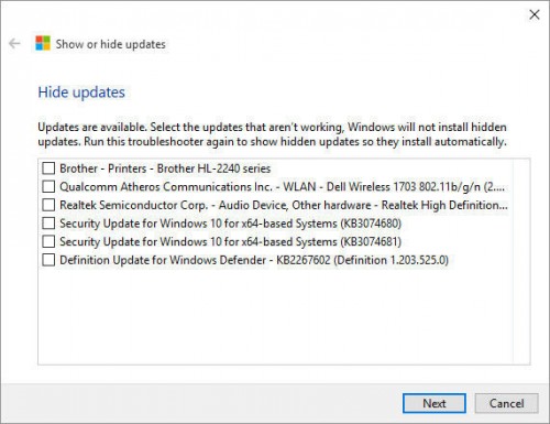 Batalkan windows-10-hide-updates-tool