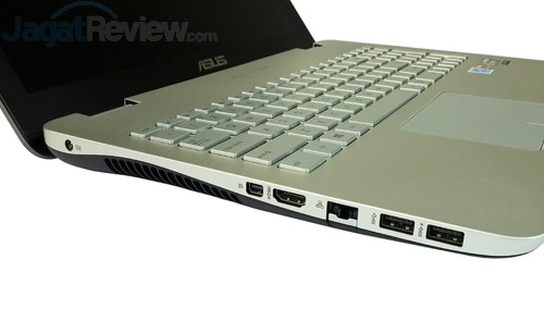 Review Notebook: ASUS N551ZU 6 ASUS N551ZU Left Side