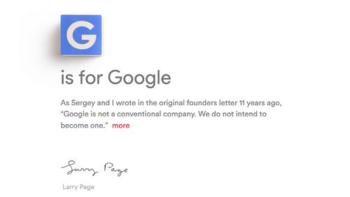 Ubah Struktur Perusahaan, Google Kini Bagian dari Alphabet 1 Alphabet