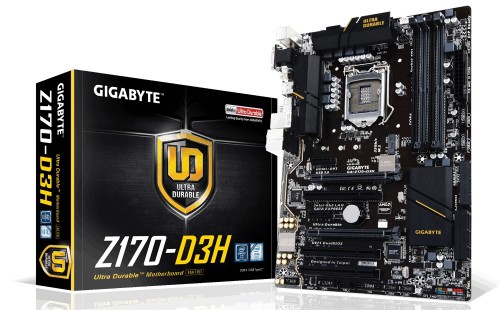 Parade Motherboard Z170 untuk Intel Skylake 8 GA-Z170-D3H