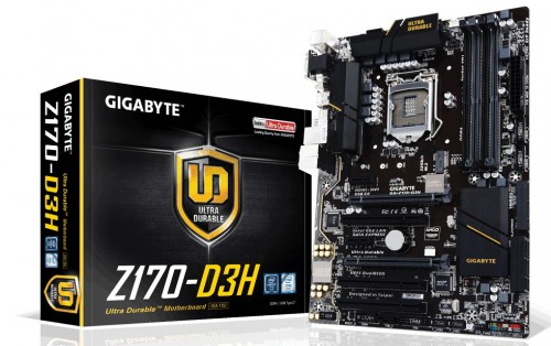 Parade Motherboard Z170 untuk Intel Skylake 9 GA-Z170-D3H