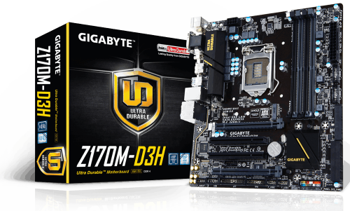 Parade Motherboard Z170 untuk Intel Skylake 6 GA-Z170M-D3H