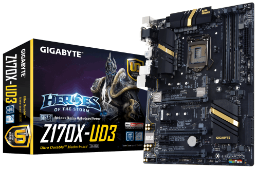 Parade Motherboard Z170 untuk Intel Skylake 1 GA-Z170X-UD3