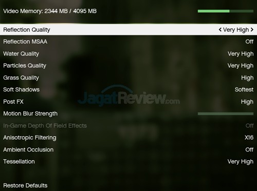 Review Notebook Gaming: HP Omen 15-5117TX 13 GTA V Setting GFE 03