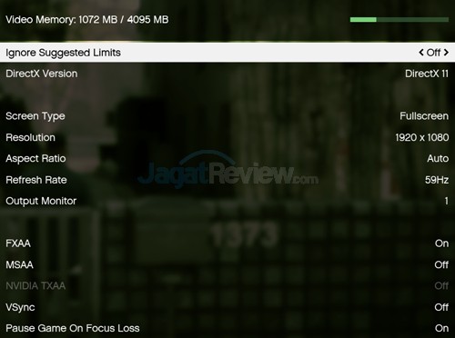 Review Notebook Gaming: HP Omen 15-5117TX 15 GTA V Setting Minimum 01