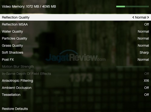 Review Notebook Gaming: HP Omen 15-5117TX 17 GTA V Setting Minimum 03