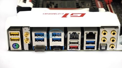 Unboxing Gigabyte Z170X-Gaming G1 9 GigabyteZ170XG1G_IOPanel