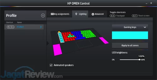 Review Notebook Gaming: HP Omen 15-5117TX 5 HP Omen 15-5117TX HP Omen Control - Lighting 01