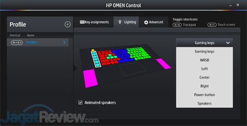 Review Notebook Gaming: HP Omen 15-5117TX 6 HP Omen 15-5117TX HP Omen Control - Lighting 02