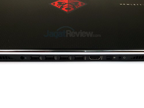 Review Notebook Gaming: HP Omen 15-5117TX 9 HP Omen 15-5117TX Rear Side Ports
