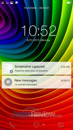 Review Smartphone Android Lenovo S60 1 Lenovo S60 - Lockscreen