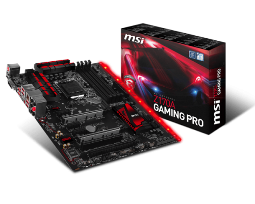 Parade Motherboard Z170 untuk Intel Skylake 8 MSI Z170A Gaming Pro