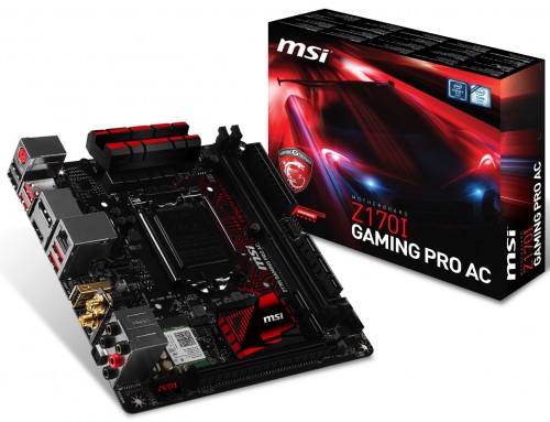 MSI Umumkan Motherboard Z170 Mini-ITX MSI Z170I Gaming Pro Ac