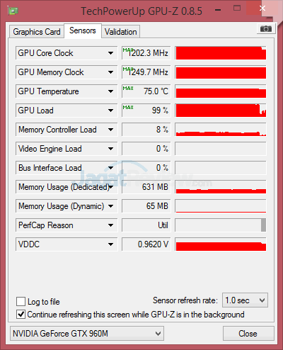NVIDIA GTX 960M GPUZ 02