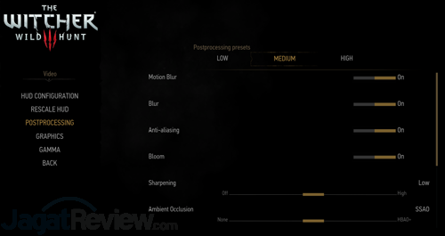 Review Notebook Gaming: HP Omen 15-5117TX 46 The Witcher 3 Setting Postprocessing Medium 01