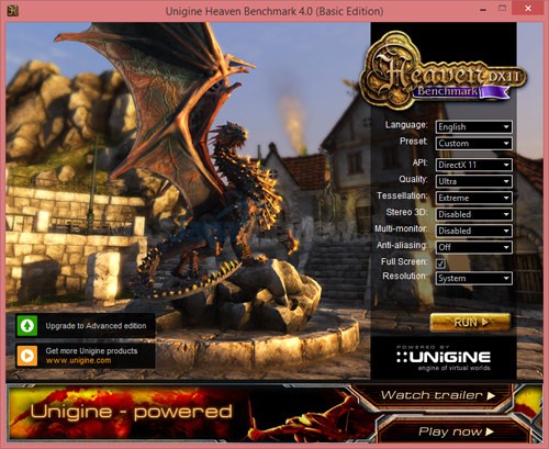 Review Notebook Gaming: HP Omen 15-5117TX 7 Unigine Heaven 4.0 Setting