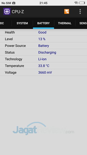 Review Smartphone Android Vivo X5 Pro 5 VIVO X5Pro - CPUZ Software