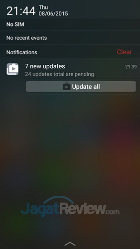 Review Smartphone Android Vivo X5 Pro 5 VIVO X5Pro - Notification Window