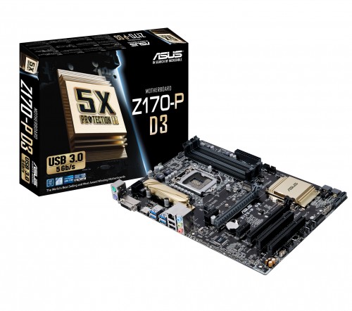Parade Motherboard Z170 untuk Intel Skylake 9 Z170-P D3