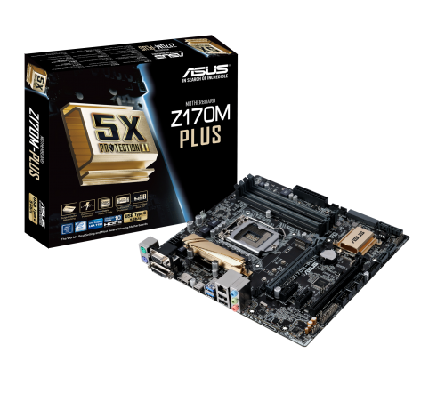Parade Motherboard Z170 untuk Intel Skylake 10 Z170M-PLUS