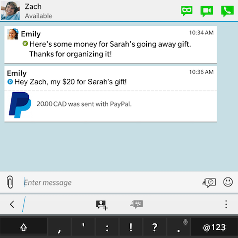 Pengguna PayPal Dapat Bertransaksi via BBM 17 bbm paypal