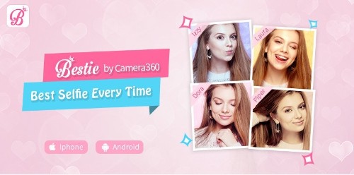 Camera360 Luncurkan Aplikasi Selfie, Bestie 1 Bestie by Camera360 - Best Selfie Every Time (PRNewsFoto/Camera360)