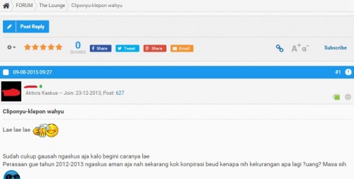 Fenomena ‘Klepon’ Di KasKus, Ini Tanggapan CliponYu 1 1
