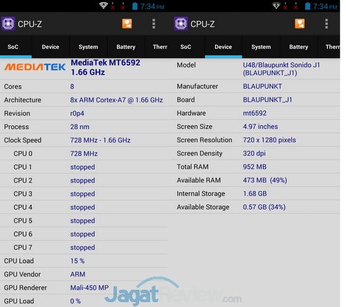 CPU Z Sonido J1