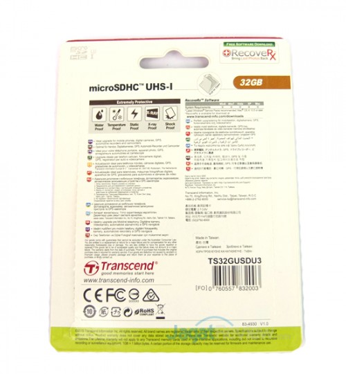 Review Transcend MicroSDHC Ultimate 32GB UHS-I U3 7 DSCF9904