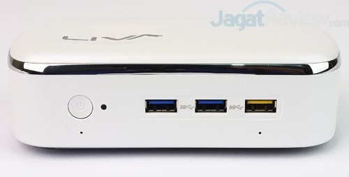 Review Mini PC Desktop: ECS LIVA X² 2 ECS LIVA X2 Front Side
