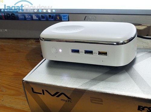 Review Mini PC Desktop: ECS LIVA X² 1 ECS LIVA X2 On Action