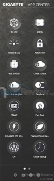 Review Gigabyte Z170X-Gaming G1 2 Gigabyte Z170X-Gaming G1 APP CENTER