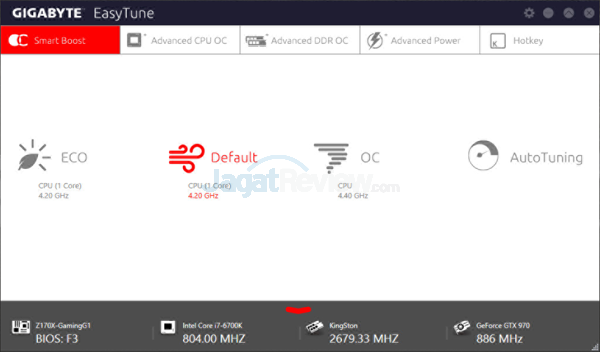 Review Gigabyte Z170X-Gaming G1 12 Gigabyte Z170X-Gaming G1 EasyTune 01